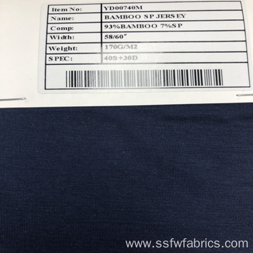 Spandex Jersey Knit Bamboo Fabric In Different Sizes